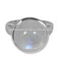 Rainbow Moonstone Gemstone 925 Sterling Silver Ring Jewelry